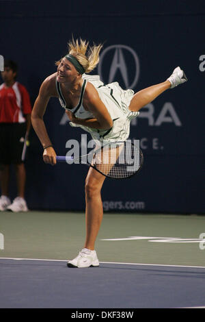 17 Août 2009 : Maria Sharapova La Russie joue et va à l'encontre d'autres Fédération de Nadia Petrova en deux sets-le troisième jour à la Women's Tennis Coupe Rogers a joué au Centre Rexall, à l'Université York à Toronto, ON. (Crédit Image : © Global/ZUMApress.com) Southcreek Banque D'Images