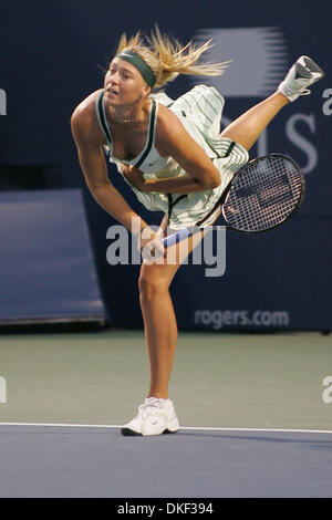 17 Août 2009 : Maria Sharapova La Russie joue et va à l'encontre d'autres Fédération de Nadia Petrova en deux sets-le troisième jour à la Women's Tennis Coupe Rogers a joué au Centre Rexall, à l'Université York à Toronto, ON. (Crédit Image : © Global/ZUMApress.com) Southcreek Banque D'Images