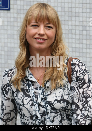 Sara Cox à ITV studios Londres Angleterre - 11.09.12 Avec : Sara Cox Où : London United Kingdom Quand : 12 Oct 2012 Banque D'Images