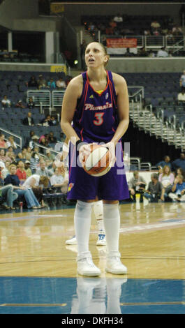 Jul 02, 2009 - Phoenix, Arizona, États-Unis - Phoenix Mercury et garde le premier WNBA vote pour ce ventilateur getter années match des étoiles, DIANA TAURASI, a été cité pour DUI (driving under the influence) Tôt jeudi matin. Sur la photo : May 13, 2007 - Washington, District of Columbia, États-Unis - Santa Marina en action contre les Washington Mystics. (Crédit Image : © Tina Fultz/ZUMA Press) Banque D'Images