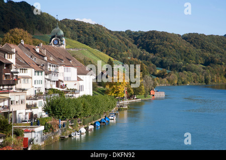 À eglisau, Rhin, dans le canton de Zurich, Suisse Banque D'Images