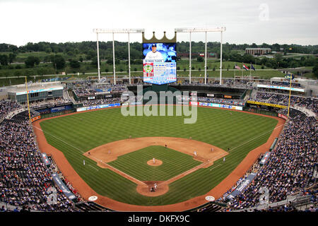 Jul 21, 2009 - Kansas City, Missouri, USA - sur tous les avis de Kauffman Stadium pendant les anges 8 - 5 victoire sur les Royals de Kansas City, MO. (Crédit Image : © Jacob Paulsen/global/Southcreek ZUMA Press) Banque D'Images