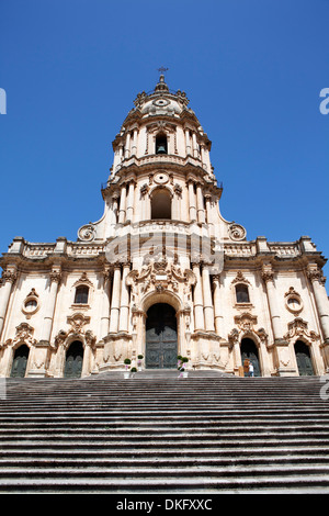 Le Duomo de San Giorgio, Modica, Sicile, Italie, Europe Banque D'Images