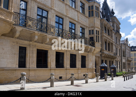 Façade du palais grand-ducal, la ville de Luxembourg, Luxembourg, Europe Banque D'Images