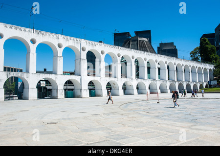 Arcos da Lapa (Carioca) Aqueduc à Lapa, Rio de Janeiro, Brésil, Amérique du Sud Banque D'Images