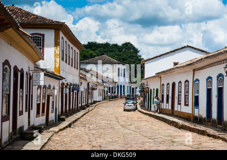 Ville minière historique, Tiradentes, Minas Gerais, Brésil, Amérique du Sud Banque D'Images