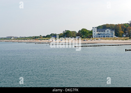 Plage, à Heiligendamm, Mecklenburg, Allemagne, Europe Western-Pomerania Banque D'Images