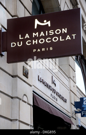 Londres, Angleterre, Royaume-Uni. La Maison du Chocolat dans Piccadilly Banque D'Images