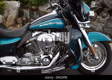 Harley Davidson 2005 FLHTSE Screaming Eagle Electra Glide teal Banque D'Images