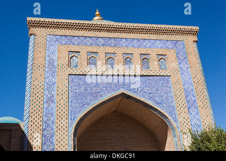 Le Mausolée de Pahlavan Mahmud, Ichan Kala, Khiva, Ouzbékistan Banque D'Images