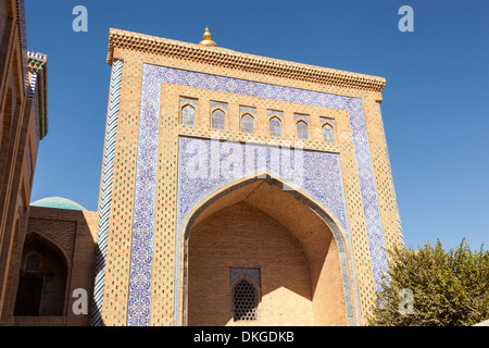 Le Mausolée de Pahlavan Mahmud, Ichan Kala, Khiva, Ouzbékistan Banque D'Images