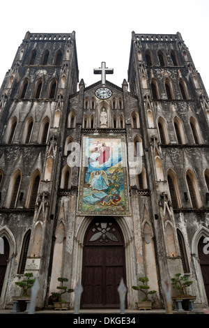 La cathédrale Saint-Joseph de Hanoï, Vietnam Banque D'Images