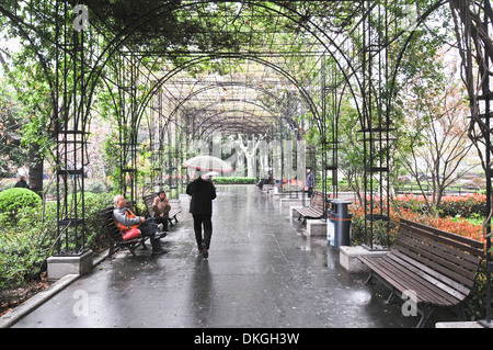 Dans le style français Arbour Fuxing Park situé dans l'ancienne Concession Française dans le quartier de Luwan, à Shanghai, Chine Banque D'Images