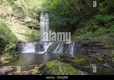 Cascade de Glencar, Irlande Banque D'Images