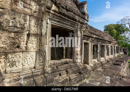 Temple du Baphuon à Angkor Thom, Angkor, Site du patrimoine mondial de l'UNESCO, la Province de Siem Reap, Cambodge, Indochine, Asie du Sud, Asie Banque D'Images