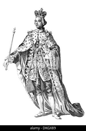 Le roi George III de Grande-Bretagne Banque D'Images