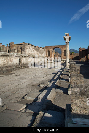 Les ruines de Pompéi, UNESCO World Heritage Site, Campanie, Italie, Europe Banque D'Images