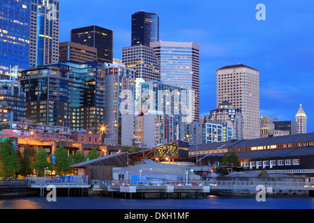 Seattle skyline, l'État de Washington, États-Unis d'Amérique, Amérique du Nord Banque D'Images