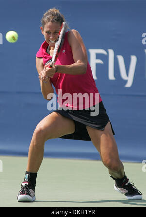 15 août 2009 - Toronto, Ontario, Canada - 15 août 2009 : le jour d'ouverture de la Women's Tennis Coupe Rogers a joué au Centre Rexall, à l'Université York à Toronto, ON. (Crédit Image : © Steve Southcreek Dormer/global/ZUMApress.com) Banque D'Images