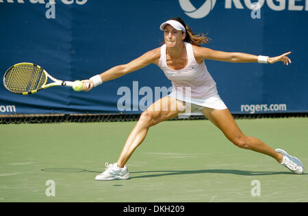 15 août 2009 - Toronto, Ontario, Canada - 15 août 2009 : le jour d'ouverture de la Women's Tennis Coupe Rogers a joué au Centre Rexall, à l'Université York à Toronto, ON. (Crédit Image : © Steve Southcreek Dormer/global/ZUMApress.com) Banque D'Images