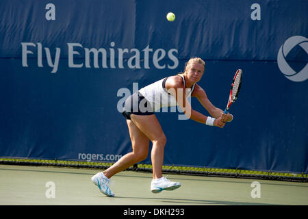 15 août 2009 - Toronto, Ontario, Canada - 15 août 2009 : le jour d'ouverture de la Women's Tennis Coupe Rogers a joué au Centre Rexall, à l'Université York à Toronto, ON. (Crédit Image : © Steve Southcreek Dormer/global/ZUMApress.com) Banque D'Images