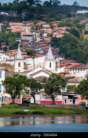 Vue sur Cachoeira près de Salvador, Bahia, Brésil, Amérique du Sud Banque D'Images