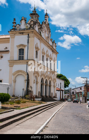 L'église coloniale de Nossa Senhora do Carmo à Cachoeira près de Salvador, Bahia, Brésil, Amérique du Sud Banque D'Images