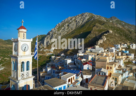 Olympos, Karpathos, Dodecanese, îles grecques, Grèce, Europe Banque D'Images