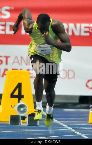 11 juin 2009 - Toronto, Ontario, Canada - le 11 juin 2009, Toronto (Ontario). Usain Bolt au Festival d'excellence d'athlétisme au Varsity Stadium sur le campus de l'Université de Toronto à Toronto, Ontario, Canada. (Crédit Image : © Global/ZUMApress.com) Southcreek Banque D'Images