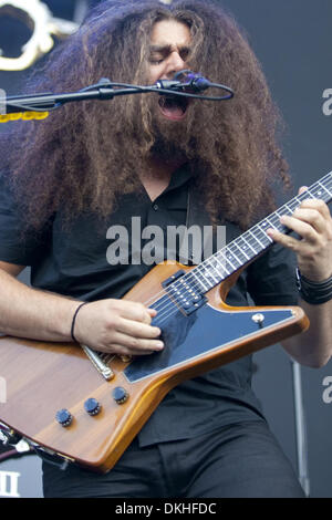 Adamo Claudio Sanchez le chant. Le concert a eu lieu au Pavillon du Journal à Albuquerque, NM. (Crédit Image : © Long Nuygen/global/ZUMApress.com) Southcreek Banque D'Images