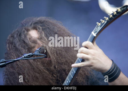 Adamo Claudio Sanchez le chant. Le concert a eu lieu au Pavillon du Journal à Albuquerque, NM. (Crédit Image : © Long Nuygen/global/ZUMApress.com) Southcreek Banque D'Images