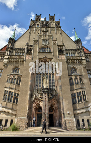 Amtsgericht Mariage, Bahnhofstraße, Mariage, Berlin, Deutschland Banque D'Images