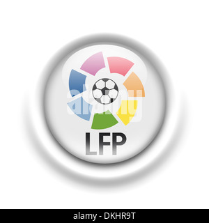 La Liga le logo Primera División icône symbole symbole symbole icône emblème Banque D'Images