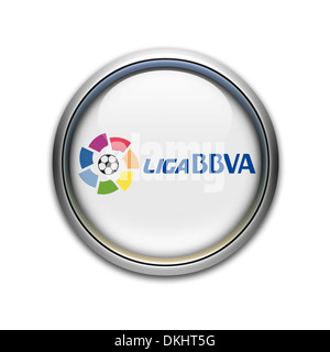 La Liga le logo Primera División icône symbole symbole symbole icône emblème Banque D'Images