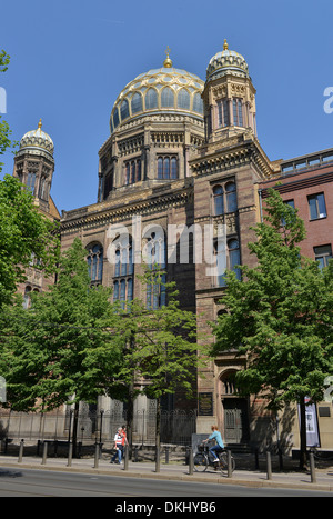 Juedische Synagoge, Oranienburger Strasse, Mitte, Berlin, Deutschland / Jüdische Banque D'Images