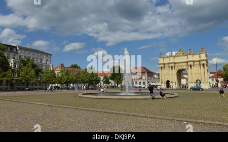 Luisenplatz, Brandenburger Tor, Potsdam, Brandebourg, Allemagne Banque D'Images