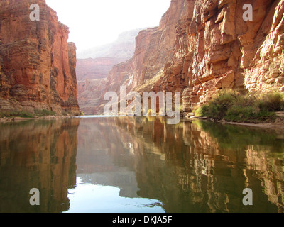 Plan d'eau calme le Redwall section du Grand Canyon Banque D'Images