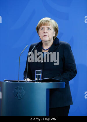 Berlin, Allemagne. 6e déc, 2013. Berlin, Allemagne. Décembre 06th, 2013. Déclaration d'Angela Merkel, la chancelière allemande, à la mort de Nelson Mandela. / Photo : Angela Merkel, la chancelière allemande, le 6 décembre 2013.Photo : Reynaldo Paganelli/NurPhoto Crédit : Reynaldo Paganelli/NurPhoto ZUMAPRESS.com/Alamy/Live News Banque D'Images