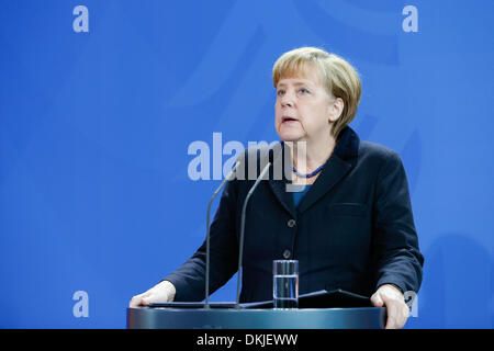 Berlin, Allemagne. 6e déc, 2013. Berlin, Allemagne. Décembre 06th, 2013. Déclaration d'Angela Merkel, la chancelière allemande, à la mort de Nelson Mandela. / Photo : Angela Merkel, la chancelière allemande, le 6 décembre 2013.Photo : Reynaldo Paganelli/NurPhoto Crédit : Reynaldo Paganelli/NurPhoto ZUMAPRESS.com/Alamy/Live News Banque D'Images