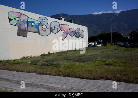 Cape Town, Afrique du Sud. 6e déc, 2013. Sud africains réunis à Grand Parade, Cape Town à 17 heures cet après-midi pour dire adieu à la fin de Nelson Mandela. Credit : Blaize Pascall/Alamy Live News Banque D'Images