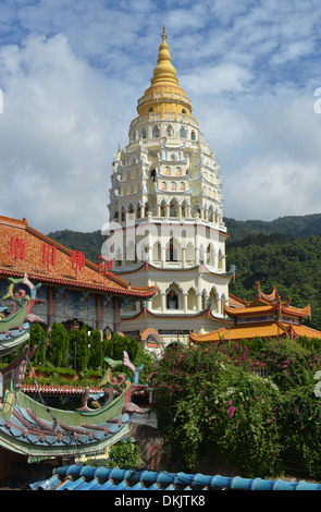 Pagode der zehntausend Bouddhas, Kek Lok Si Tempelanlage, Penang, Malaisie Banque D'Images