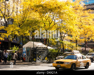 Morsures 'Broadway' Événement dans Greeley Square Park, NYC Banque D'Images