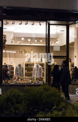 Magasin Italien de Botticelli, Rockefeller Center, NEW YORK CITY Banque D'Images