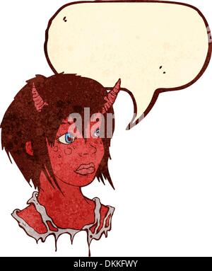 Retro cartoon avec texture. Isolé sur blanc. Illustration de Vecteur