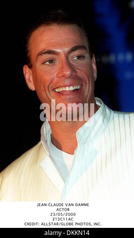 23 mai 2000 - JEAN-CLAUDE VAN DAMME.acteur.23/05/2000.Z13C11AC.CREDIT : crédit(Image : © Globe Photos/ZUMAPRESS.com) Banque D'Images