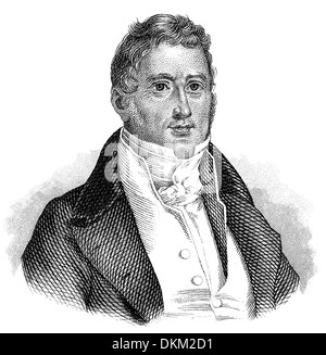 Portrait de Jacques Laffitte, 1767 - 1844, un banquier et homme politique français Banque D'Images
