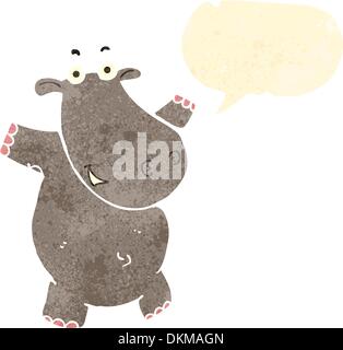 Retro cartoon avec texture. Isolé sur blanc. Illustration de Vecteur