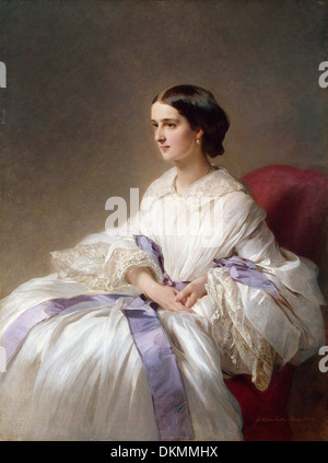 Franz Xaver Winterhalter - Portrait de la Comtesse olga Shuvalova Banque D'Images