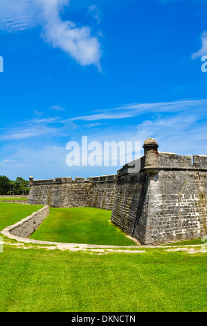 Détails de Castillo San Marco à Saint Augustine en Floride Banque D'Images