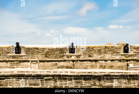 Détails de Castillo San Marco à Saint Augustine en Floride Banque D'Images